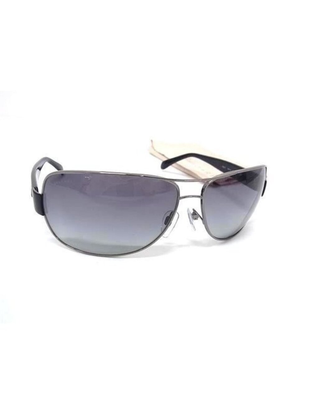 Bvlgari Sunglasses Eyewear Black Lens Gradient Metal Acetate